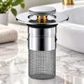 AVYO™ Sink Drain Stopper with Hair Catcher