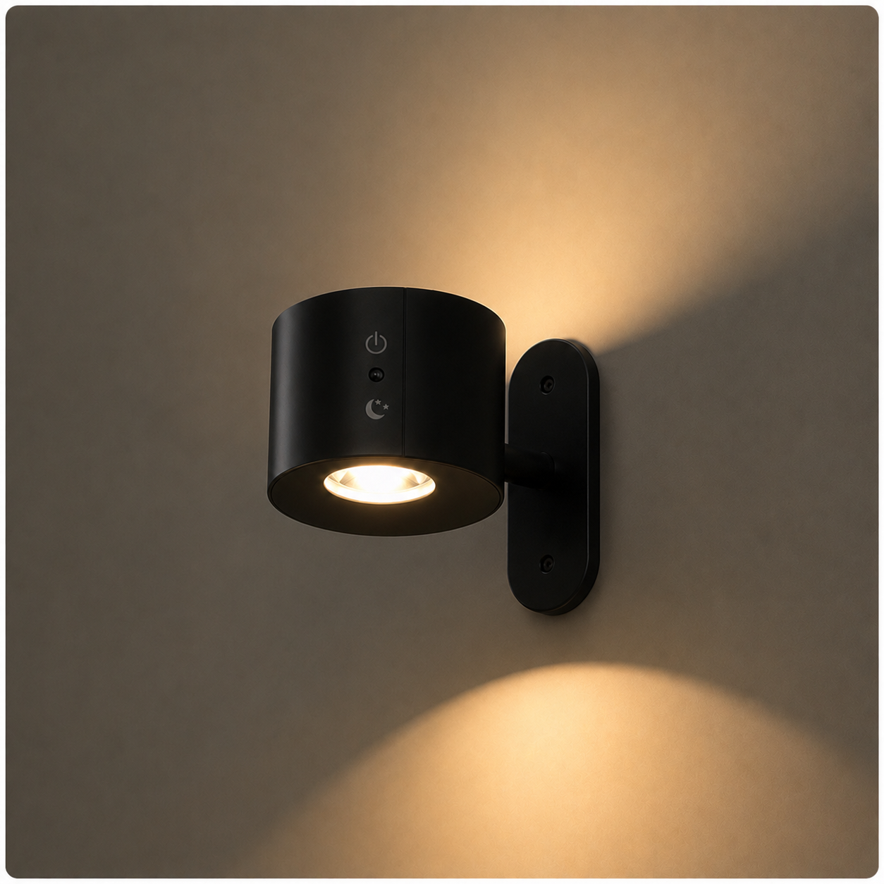 AVYO Halo™ | Lampe murale LED rotative 360° sans fil