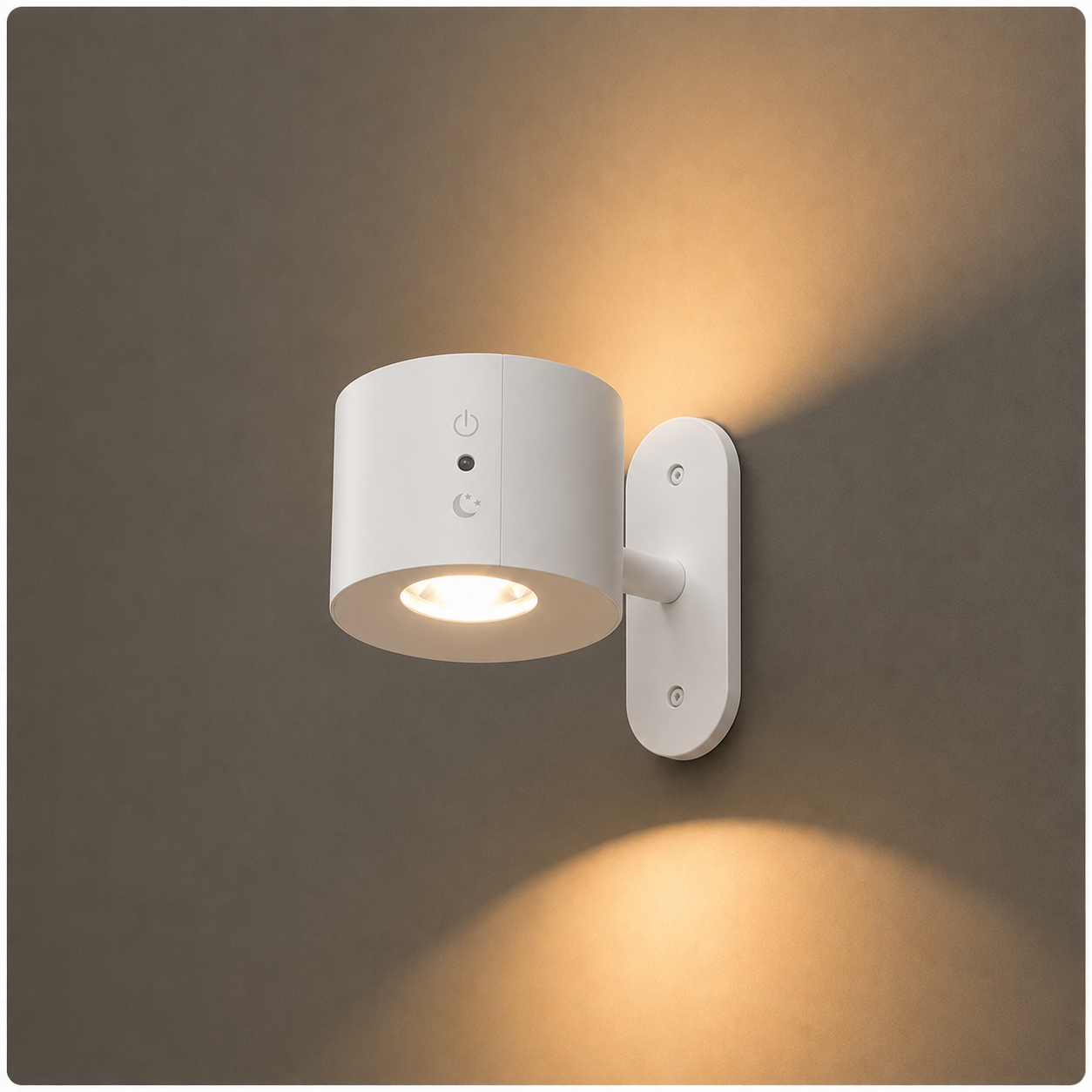 AVYO Halo™ | Lampe murale LED rotative 360° sans fil