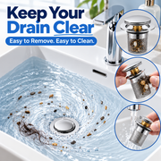 AVYO™ Sink Drain Stopper with Hair Catcher